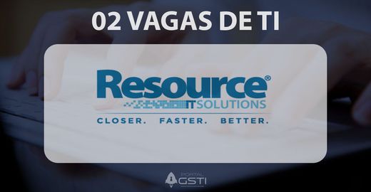 02 Vagas de TI na Resource